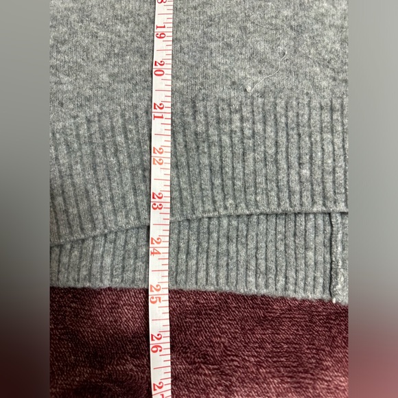 LOFT Mock Neck Dolman Sweater Gray - Picture 8 of 8